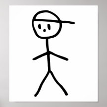 Stickman Boy Posters