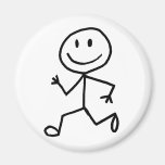 Stickman Runner Fridge Magnets