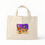 stickman santa canvas bags