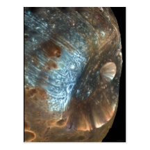 Stickney Crater, Phobos Post Card