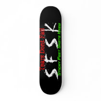 Sticky Feet Skate Krew First Deck Skateboards