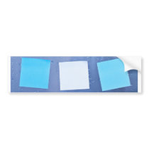 Sticky notes in bathroom bumper stickers