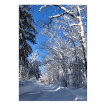 Sticky Snow 35 ~ ATC Business Card Templates