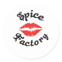 sticky spice lips sticker