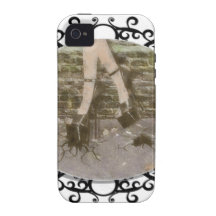 Stiletto Stomp (Antiqued Version) Case For The iPhone 4