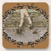 Stiletto Stomp (Antiqued Version) Drink Coasters