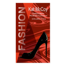 "Stiletto Style" - Fashion Stylist, Designer Business Card
