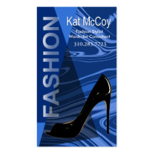 "Stiletto Style" - Fashion Stylist, Designer Business Card Templates