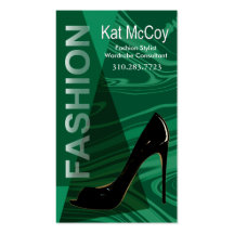 "Stiletto Style" - Fashion Stylist, Designer Business Cards