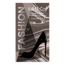 "Stiletto Style" - Fashion Stylist, Designer Business Cards