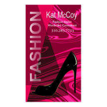 "Stiletto Style" - Fashion Stylist, Designer Business Cards