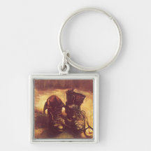 Still Life, A pair of shoes by Van Gogh Key Chains