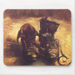 Still Life, A pair of shoes by Vincent van Gogh Mouse Pads
