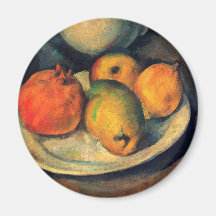 Still Life by Cezanne Magnets