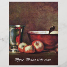 Still Life By Chardin Jean-Baptiste Siméon (Best Q Personalized Flyer