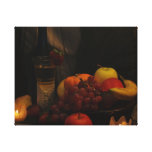Still Life /Fruit And Wine Canvas Print