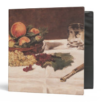 Still Life: Fruit on a Table, 1864 binders