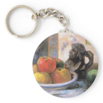 Still life fruit - Paul Gauguin Keychains