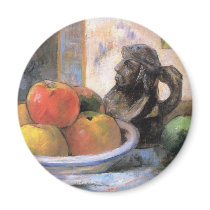 Still life fruit - Paul Gauguin Fridge Magnet