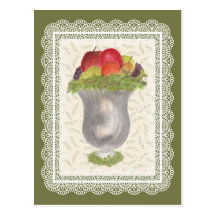 Still Life in Mercury Glass Postcard