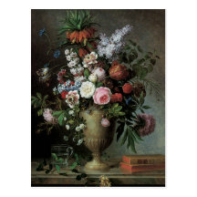Still Life of Flowers Postcard