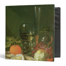 Still Life of Oysters, Grapes, Bread binders