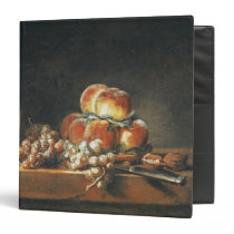 Still Life of Peaches, Nuts, Grapes binders