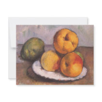 Still Life, Quince, Apples, Pears by Paul Cezanne