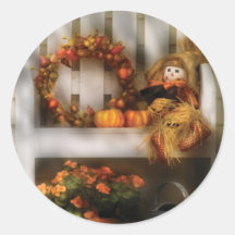 Still Life - Symbols of Autumn Round Stickers