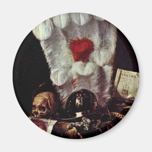 Still Life (Vanitas),  By Juriaen Van Streeck (Bes Refrigerator Magnets