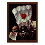 Still Life (Vanitas),  By Juriaen Van Streeck (Bes Postcard