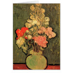 Still Life Vase, Rose-Mallows, Vincent van Gogh Greeting Cards