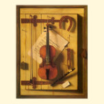 Still Life Violin Music Harnett, Vintage Victorian posters