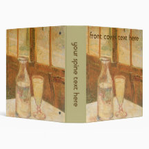 Still Life with Absinthe by Vincent van Gogh Vinyl Binders