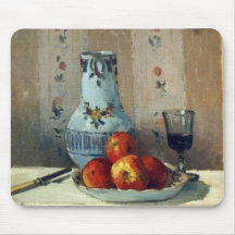 Still Life with Apples and Pitcher - Pissarro Mousepad