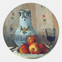 Still Life with Apples and Pitcher - Pissarro Stickers