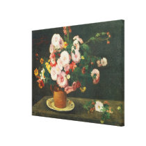 Still life with asters canvas prints
