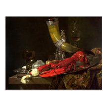 Still Life with Drinking Horn Post Cards