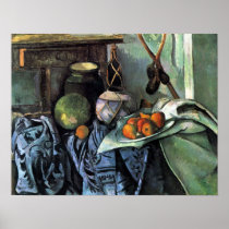 Still life with Eggplant by Paul Cezanne Print