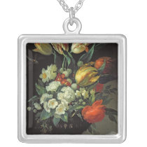 Still Life with Flowers, 1764 necklaces