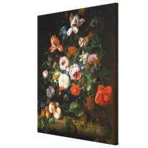Still life with flowers gallery wrapped canvas
