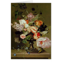 Still life with flowers cards