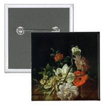 Still Life with Flowers buttons