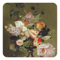 Still life with flowers stickers
