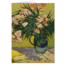Still life with oleander - Vincent Van Gogh Greeting Card