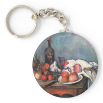 Still life with onions - Paul Cézanne keychains