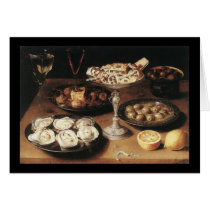 Still life with oysters - Osias Beert cards
