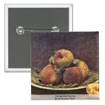 Still Life With Peaches By Fantin-Latour Henri Pins