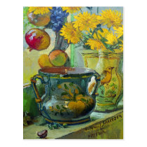 Still Life With Pitchers - Antonio Sicurezza postcards