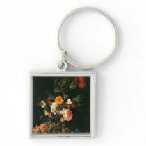Still Life with Poppies and Roses keychains
